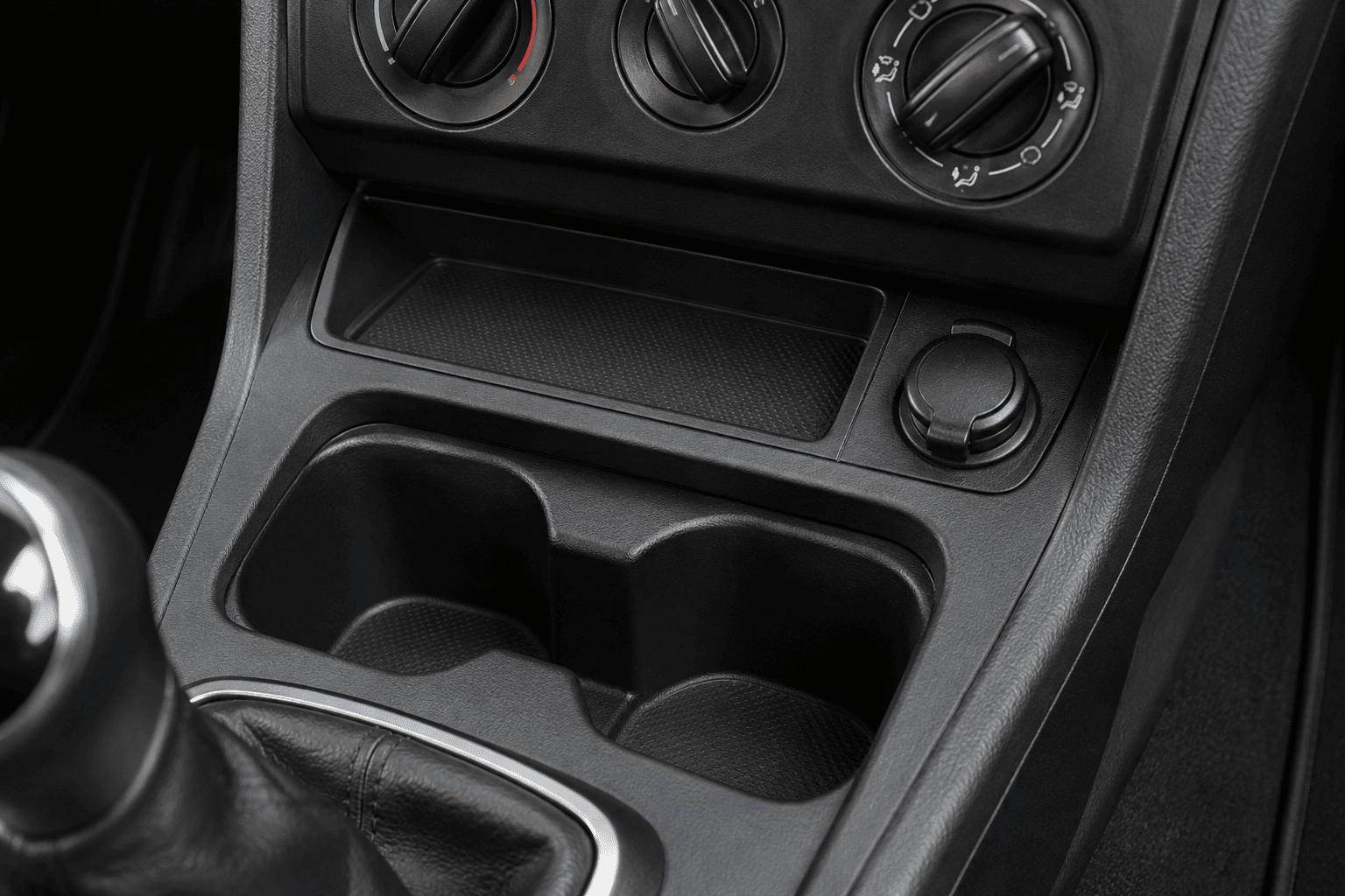 Automotive plastic interior console panel