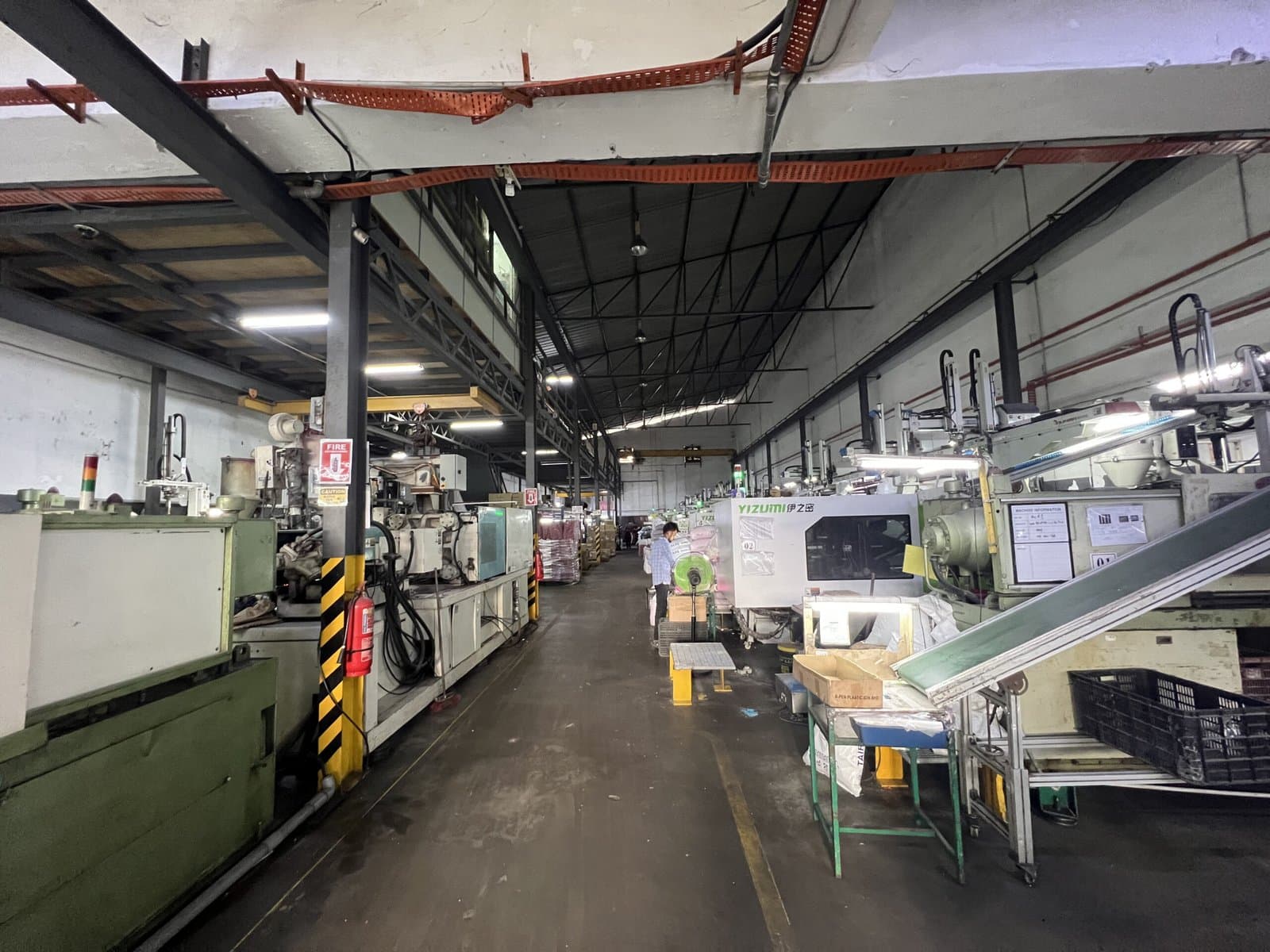 Plastic injection molding production floor at B-Pen Plastic Malaysia