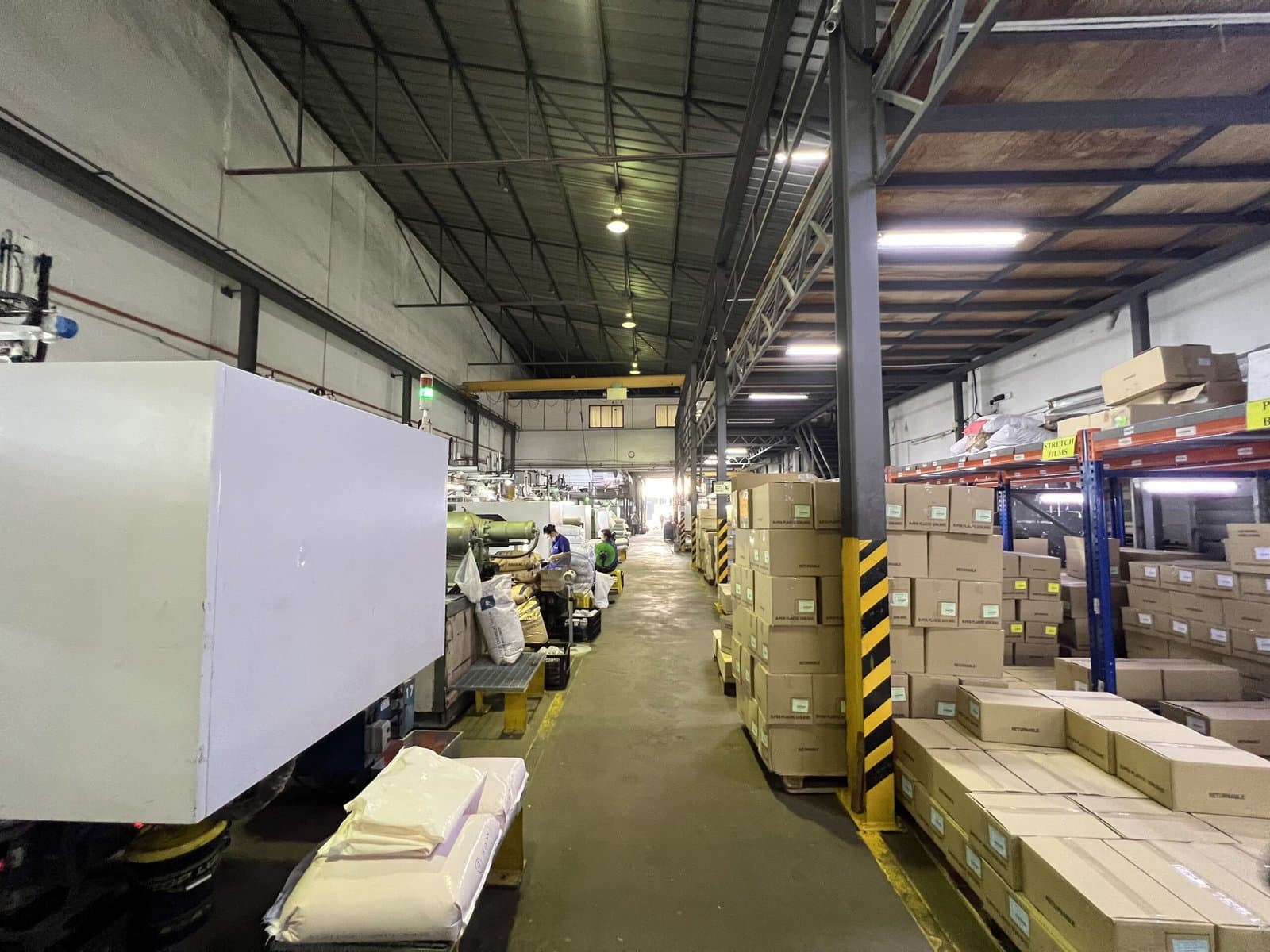 Plastic injection molding production floor at B-Pen Plastic Malaysia