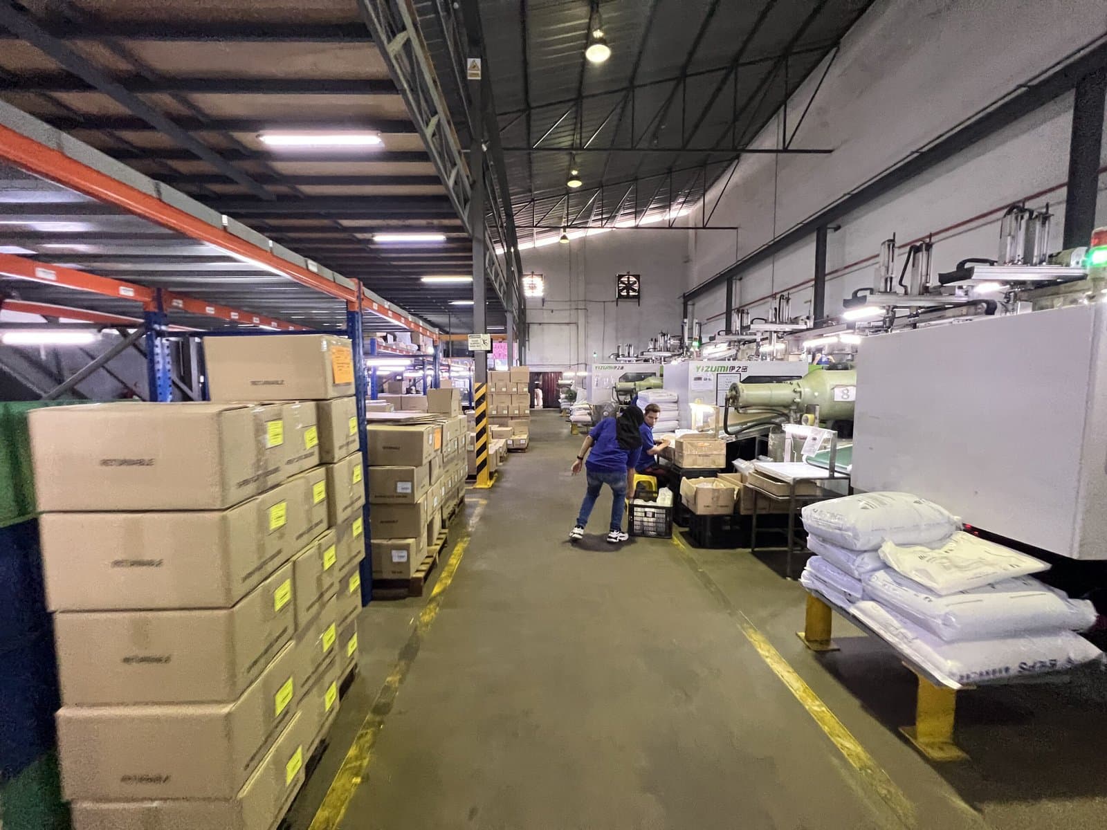 Plastic injection molding production floor at B-Pen Plastic Malaysia