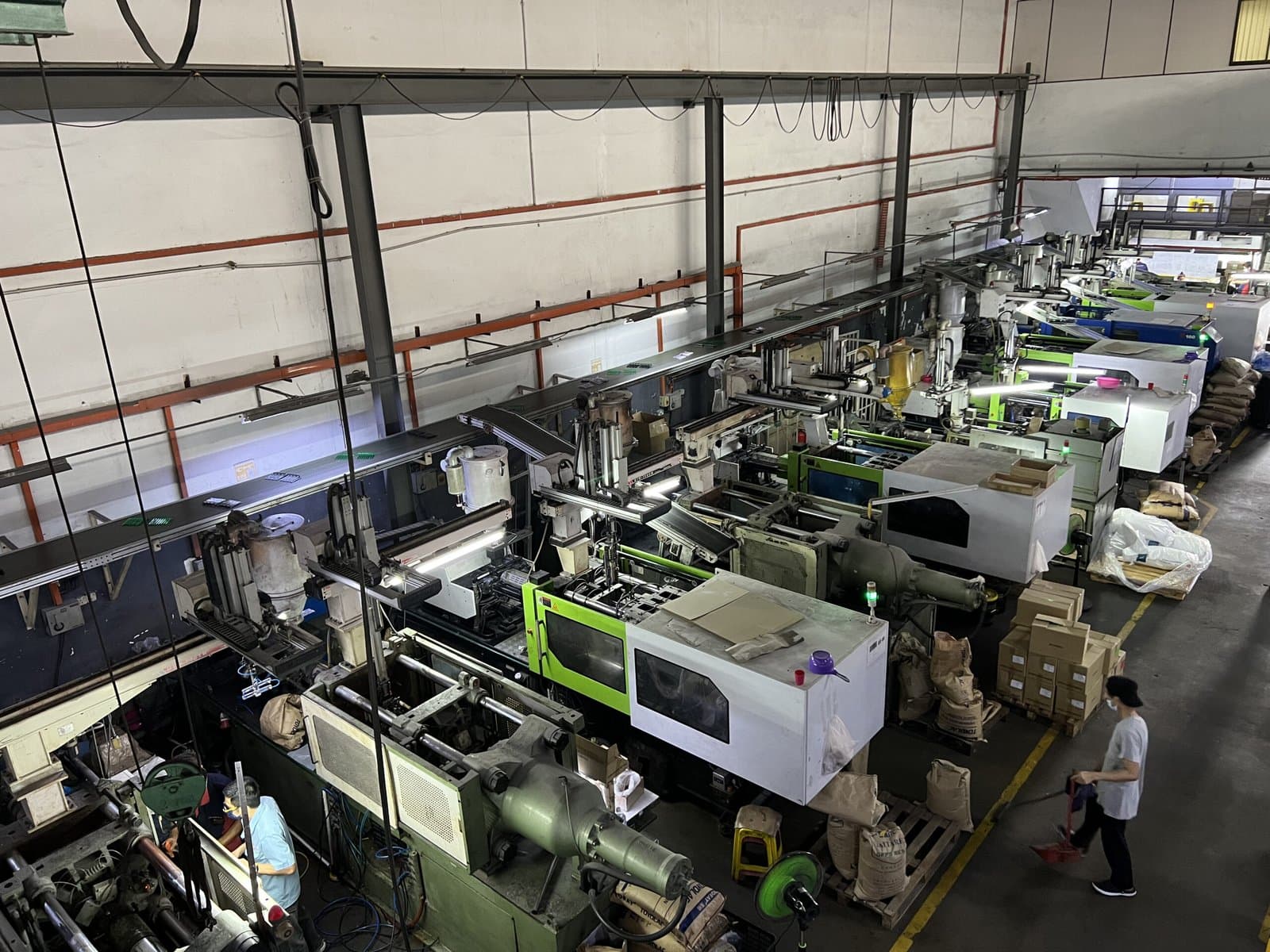 Plastic injection molding production floor at B-Pen Plastic Malaysia