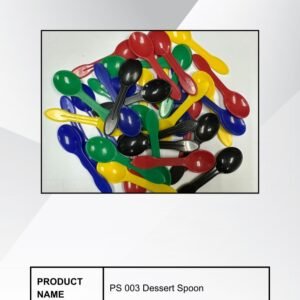 BPP 6.5-inch PS Black Spoon and Fork set, premium disposable plastic cutlery for professional catering and events, codes BPP-6.5S-PSB and BPP-6.5F-PSB.